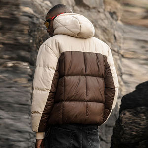 Veste matelassée à capuche épaisse imperméable et coupe-vent de haute qualité pour l'hiver, fabriquée au Pakistan, logo personnalisé, respirante, mode urbaine - Product Image 2