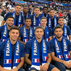 Écharpe de football mondiale haut de gamme, douce, tricotée, au design chaud et confortable pour les fans de football regardant les matchs en direct au stade - Product Image 6