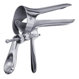 Spéculum vaginal manuel en acier inoxydable bleu, instruments gynécologiques pour électrochirurgie, ensemble d'instruments médicaux - Product Image 1