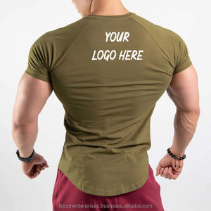 Tee Tops Cross-fit Brand Clothing Gym T-shirt pour hommes, fitness, musculation, t-shirt en coton ajusté - Product Image 5