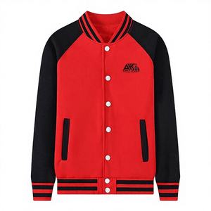 Chaqueta Varsity de Lana para Hombre, Estilo Béisbol, con Botones, Chaqueta Casual, Logotipo Personalizado, OEM, ODM - Product Image 1