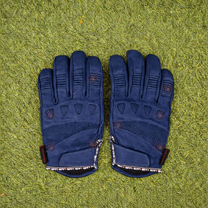 Guantes de motocicleta de cuero genuino de alta calidad, guantes de conducción con protección completa para los dedos y palma antideslizante para motociclistas de calle y turismo. - Product Image 1