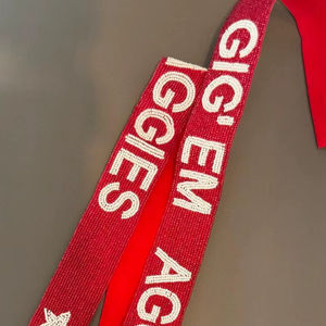 Sangle de sac personnalisée à larges perles, ceintures métalliques sur mesure – Catégorie de produits - Product Image 1