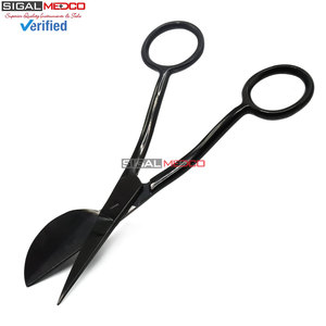 กรรไกรตัดผ้าแบบโค้งสองด้าน ขนาด 5.8 นิ้ว ยี่ห้อ Applique Pelican Duckbill Blade ด้ามจับแบบออฟเซ็ต สำหรับงานปักมือ งานเย็บผ้า และงานตกแต่งด้วยด้าย - Product Image 2