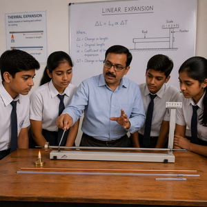 Aparato de Expansión Lineal Reliant Lab |   Equipo de Expansión Térmica OEM Personalizable |   Instrumento de Laboratorio de Física con 1 Año de Garantía - Product Image 3