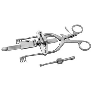 Retractor de Fosa Dura Mediana, Instrumentos Quirúrgicos Manuales para Uso Hospitalario, Juego de Instrumentos de Acero Inoxidable con Certificación CE - Product Image 2