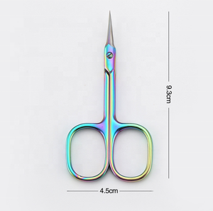 Ciseaux à cuticules professionnels de haute qualité, sûrs et efficaces, en acier inoxydable, avec pointe pointue pour le soin des ongles ANAAIF - Product Image 5