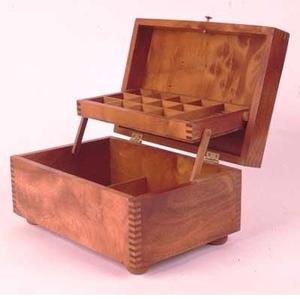 Premium Handcrafted Wooden Cantilever Case Organizer Custom Logo Wholesale <b>Storage</b> <b>Box</b> Wholesale Handmade Wooden <b>Storage</b> <b>Box</b> - Product Image 1