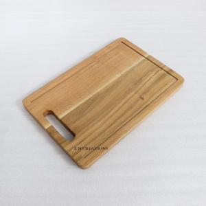 Planches à découper en bois durables pour la cuisine, planches à découper personnalisées, planches à découper longues et durables en acacia, planches à charcuterie rectangulaires avec poignée - Product Image 6