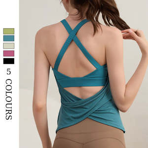 Débardeur en toile respirant sans manches pour femme, coupe ajustée, avec boutons sur le devant, style uni, idéal pour l'été - Product Image 4