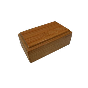 Urne funéraire rectangulaire en bois faite à la main pour animaux de compagnie – Conteneur durable pour cendres d'animaux - Product Image 3