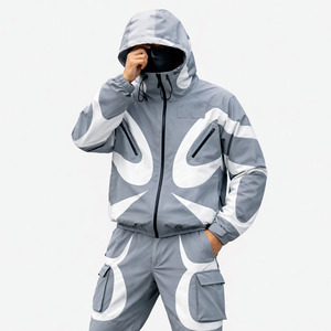 Most Selling Men's Training Joggers Zip up Polyester Windbreaker Tracksuit Nylon Blank Track <b>Suits</b> - Product Image 6