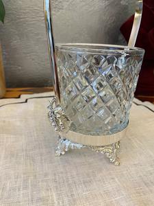 Porte-couverts en verre luxueux avec poignée incurvée, parfait pour la mise en place quotidienne de la table à manger, le comptoir de cuisine et la décoration intérieure, idéal pour offrir en cadeau. - Product Image 2