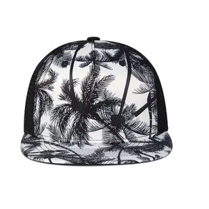 Blank Trucker Hat Mesh Back Adjustable <b>Snapback</b> 6-Panel Design <b>Cap</b> Custom Logo Wholesale Supplier OEM ODM - Product Image 3