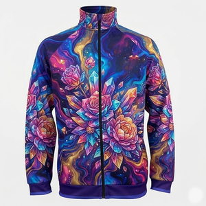 Custom Sublimation Printed <b>Men</b> <b>Track</b> <b>Jacket</b> Bulk Wholesale <b>Mens</b> Football Sublimations <b>Track</b> <b>Jacket</b> - Product Image 1