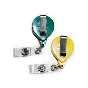 Carrete de insignia retráctil verde Durabilt con accesorio de cordón S.F. Marca TW Origin Durable ABS Material Modelo 2017 - Product Image 3