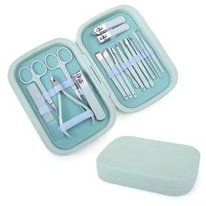 OEM Custom Logo Professional Manicure Set Portable Stainless Steel <b>Nail</b> Grooming Kit with Travel <b>Case</b> for Wholesale - Product Image 6