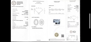 Diamant ovale brillant de 14,23 carats, qualité VVS, cultivé en laboratoire, certifié IGI, diamant CVD pour bijoux - Product Image 5