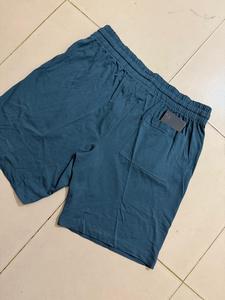 Pantalones cortos informales de verano de algodón 100% para hombre, holgados, ligeros, para gimnasio, correr, pantalones con bolsillos, moda de playa, atléticos, teñidos lisos - Product Image 5