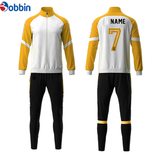 Ensemble d'équipement sportif personnalisé de haute qualité, veste de football unisexe, survêtement 2 pièces, entraînement de football respirant, taille plus - Product Image 6
