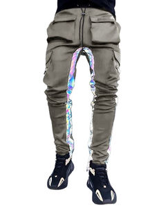 Nuevos Pantalones Deportivos de Moda para Hombre, de Cintura Alta, Rectos, Estampados, Estilo Urbano - Product Image 3