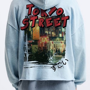 Printed Spandex/Cotton Men's Zipper-Up Fleece <b>Hoodie</b> 370g Fabric Weight Premium Quality <b>Summer</b> Eco-Friendly Waterproof Pocket - Product Image 6