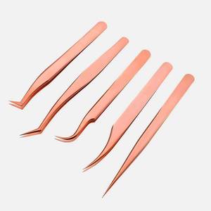 แหนบต่อขนตา Morje Surgical MS-ET-0007 สีโรสโกลด์ ทำจากสแตนเลสสตีลคุณภาพสูง ขนาด 10 มม. ปลายเรียบ จับถนัดมือ เหมาะสำหรับต่อขนตา - Product Image 4