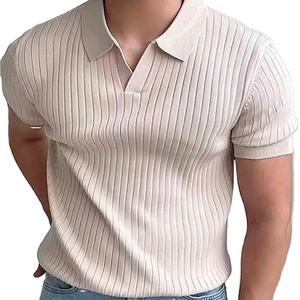 เสื้อเชิ้ตแฟชั่นวินเทจ Y2K สไตล์ใหม่ พรีเมียม ODM OEM  แบบถักลายเคเบิ้ล  โลโก้สั่งทำได้  ผ้าฝ้ายแท้ 100% ระบายอากาศได้ดี  ทรงสั้น - Product Image 1