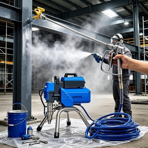 <span class=keywords><strong>Machine</strong></span> <span class=keywords><strong>à</strong></span> peinture sans air haute pression 3600W pour la peinture des murs intérieurs et extérieurs - Product Image 5