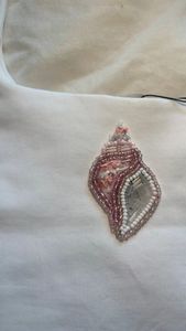 T-shirt sexy à appliques perlées et fermeture éclair, en tissu résille doux, pour femme, idéal pour mariage, plage ou soirée - Product Image 2