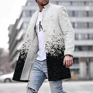 Vente flash - Manteaux en denim tissé de luxe pour hommes - Manteaux d'hiver chauds avec une excellente isolation - Product Image 2