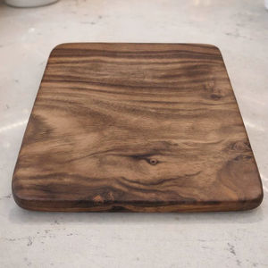 Tabla de cortar de madera de nogal de alta calidad, hecha a mano, tabla de cortar sólida para cocina, tabla de preparación para pan y verduras, proveedor mayorista - Product Image 1