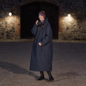 Women Winter Vintage Waterproof Nylon <b>Lightweight</b> Hooded <b>Long</b> Raincoat Casual <b>Coat</b> Wholesale Price - Product Image 5