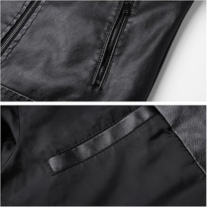 Premium Genuine Cow Leather Jacket <b>Men</b> Motorbike Jacket Custom OEM ODM Black Leather jacket Outerwear <b>Winter</b> <b>Wears</b> - Product Image 3