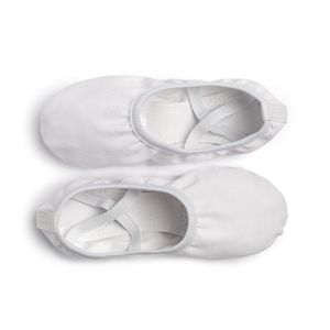 Zapatillas de Ballet Blancas de Satén con Suela Partida para Adultos, Forro de Algodón, Suela de Goma, Tacón Plano, Marca Personalizada para Mujer, Venta al Por Mayor - Product Image 3