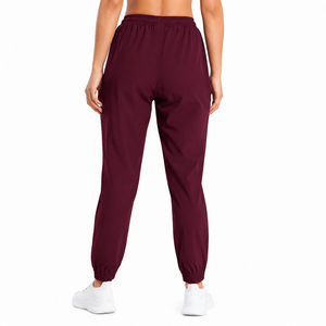 Pantalones Deportivos de Entrenamiento Ligeros para Mujer, Tejidos, de Secado Rápido, Elásticos, de Nailon, con Bolsillos - Product Image 2
