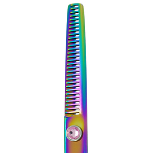 Ciseaux de coiffure professionnels en plasma cobalt, 30 dents, double articulation, en acier inoxydable, pour effilage des cheveux, usage manuel en salon ou à domicile - Product Image 6