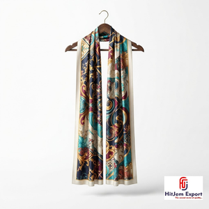 Premium Printed Long <b>Scarf</b> Soft Fabric Custom Head <b>Scarf</b> White Label OEM ODM Low MOQ Textile Manufacturer Export Supplier - Product Image 4
