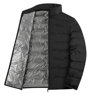 Chaqueta Acolchada con Capucha para Hombre, Gruesa, Cálida, Resistente al Agua, con Cierre Completo, Ropa de Invierno, Fabricación Personalizada OEM ODM - Product Image 4