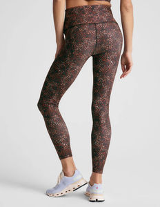 Ensemble 2 pièces OEM Unique Ditsy Leopard pour femme, Leggings Midi Taille Haute SoftMark, Nouveauté sans couture apparente et coupe taille haute - Product Image 4