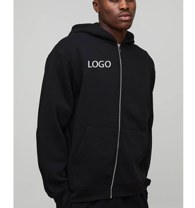 Chaqueta con Capucha y Cremallera con Impresión 3D Personalizada, Diseño Original (ODM), Ecológica, Cálida para Invierno, Color Sólido, Talla Grande, para Hombre - Product Image 1