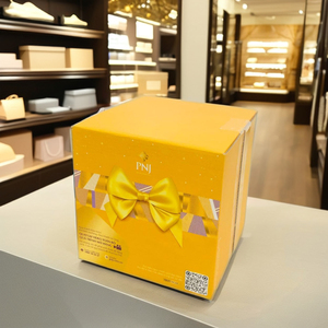 Boîte de papier ondulé en matériau recyclé écologique de qualité supérieure avec impression personnalisée pour l'expédition d'emballages cadeaux - Product Image 1