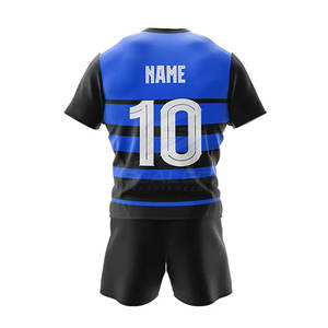 Uniforme de rugby haute performance avec tissu extensible à séchage rapide 100% polyester, parfait pour l'entraînement - Product Image 5