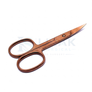 Tijeras de Manicura Quirúrgicas Ijrak, Acero Inoxidable, Hoja Recta, Cortacutículas Afilado, Orificio Redondo, Para Diestros, Duraderas, Uso Adulto - Product Image 3