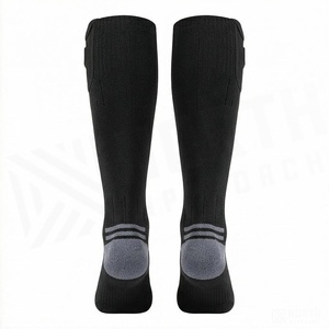 Crew <b>Socks</b> Geometric Pattern Blue Breathable Running <b>Socks</b> for Adults Spring Season - Product Image 2