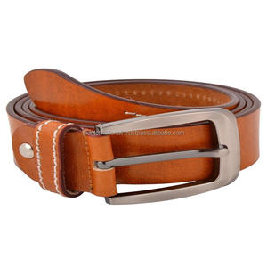 Cinturón de cuero para hombres 100% Cuero genuino puro Garantizado Cinturón de diseñador para hombres en Fabricante Mayorista - Product Image 4