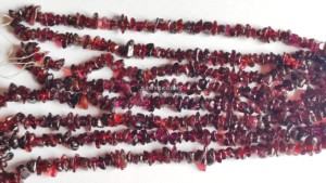 Perles de grenat naturel de haute qualité, brutes, non taillées, taille 4mm-6mm, pierres percées non polies, 36 pouces, pour la fabrication de bijoux - Product Image 5