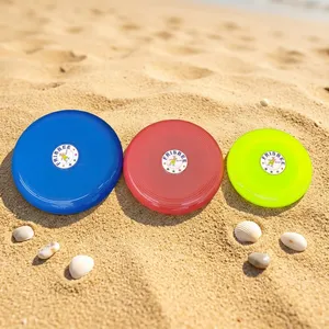 Colorful <b>Plastic</b> Flying <b>Disc</b> Round Throw Catch Toy for Outdoor Games Pet Training - Product Image 6
