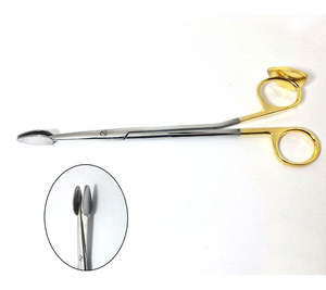 Tijeras de Disección Trepsat-Steven de 18 cm, Acero Inoxidable TC, Acabado Dorado, Puntas Serradas, Certificación CE, Precisión en Cirugía Plástica - Product Image 2