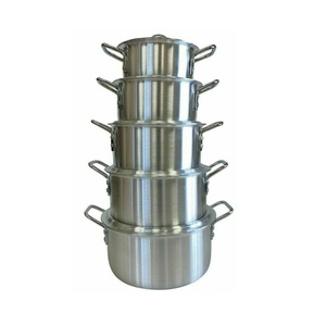 ชุดเครื่องครัว ชุดหม้อโลหะทรงกลม ชุดหม้อตุ๋น ชุดเครื่องครัวเหล็กหล่อ - Product Image 3